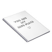 Carnet You Are My Safe Place Notebook (Côté Droit)