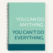 Carnet You can do anything notebook (Devant)