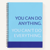 Carnet You can do anything notebook   (Devant)