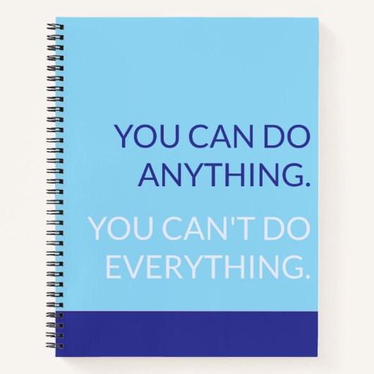 Carnet You can do anything notebook (Devant)