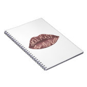 Carnet "You Kiss by the Book" R+J quote (Côté Droit)