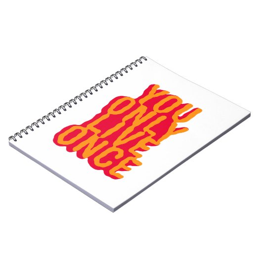 Carnet You only live once (Côté gauche)