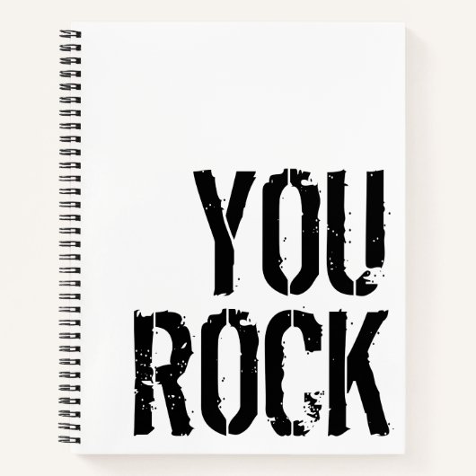 Carnet You Rock - (Devant)