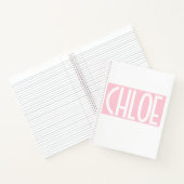 Carnet Your | Bold White Text on Light Pink (Intérieur)