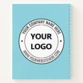 Carnet Your Business Logo Text Branded Notebook Example (Dos)