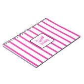 Carnet Your favorite letter in embroidered calligraphy (Côté gauche)