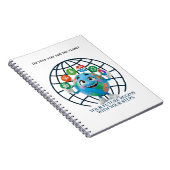 Carnet Your Future Your Steps Earth Day Sustainability (Côté Droit)