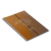 Carnet Your name or message with Crosswords? Over brown (Côté Droit)