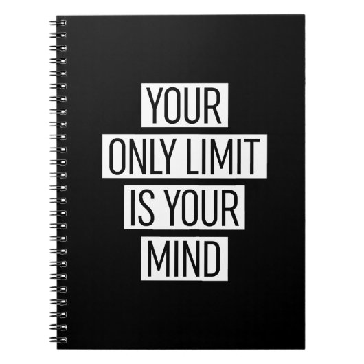 Carnet Your Only Limit (Devant)