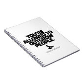 Carnet You're Allowed To Outgrow People - Freedom Design (Côté Droit)