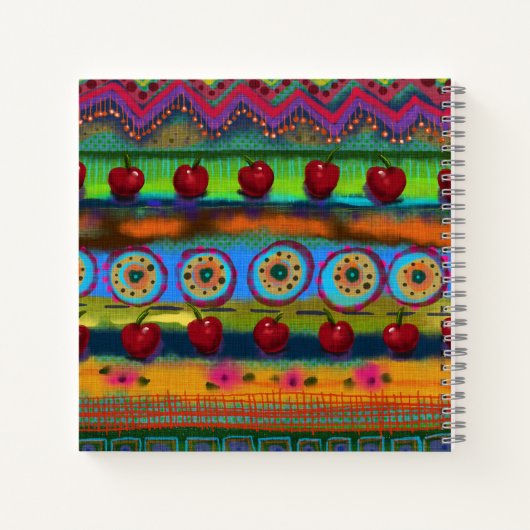 Carnet Yummy Cherries Boho Chic Beau (Dos)