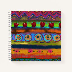 Carnet Yummy Cherries Boho Chic Beau