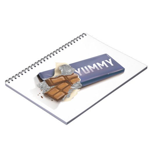 Carnet Yummy Chocolate Bar (Côté gauche)