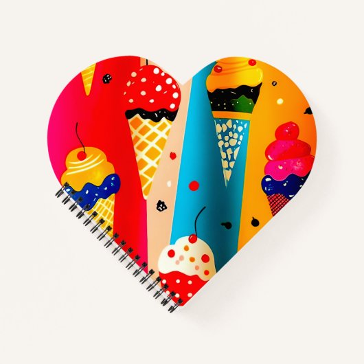 Carnet Yummy Glace Cream (Devant)