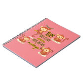 Carnet Yup ! C'est mon cirque, ce sont mes quatre singes (Côté gauche)