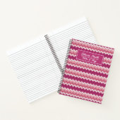 Carnet Zag rose beige (Intérieur)