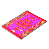 CARNET ZANY ART DESIGN AVEC MOTS MÉNAGERS (Côté gauche)