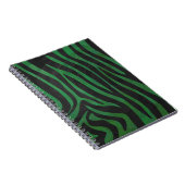 Carnet Zebra Black et Green Print (Côté Droit)