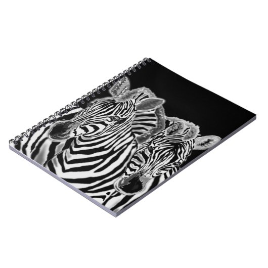 Carnet Zebra Couple (Côté gauche)