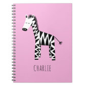 Carnet Zebra enfants mignons (Devant)