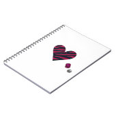 Carnet Zebra-heart (Côté gauche)
