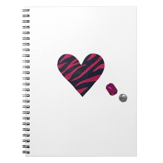 Carnet Zebra-heart (Devant)