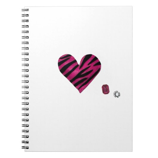 Carnet Zebra-heart (Devant)
