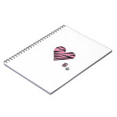 Carnet Zebra-heart (Côté gauche)