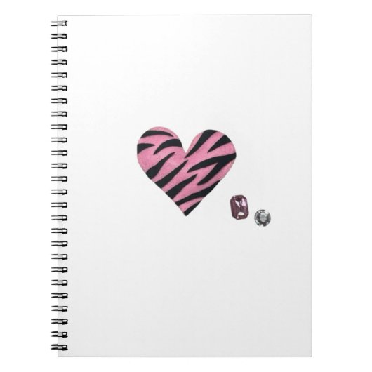 Carnet Zebra-heart (Devant)