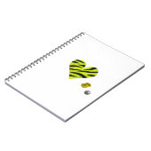 Carnet Zebra-heart (Côté gauche)