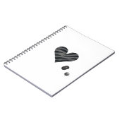 Carnet Zebra-heart (Côté gauche)
