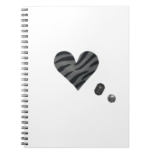 Carnet Zebra-heart (Devant)