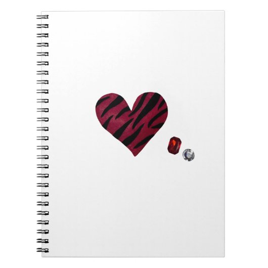Carnet Zebra-heart (Devant)
