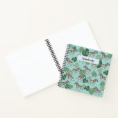 Carnet Zebra Monstera Motif (Intérieur)