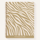 Carnet Zebra Print-Neutral- (Devant)