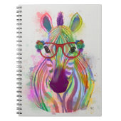Carnet Zebra Rainbow Splash (Devant)