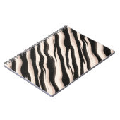 Carnet Zebra raye une texture transparente + vos idées (Côté gauche)