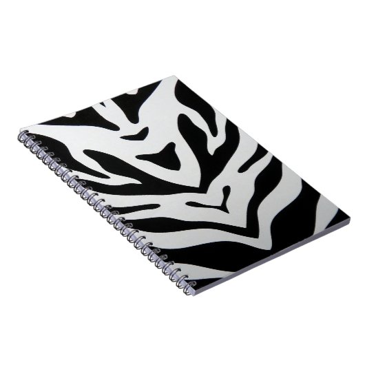 CARNET ZEBRA STRIPES ABSTRAITES (Côté Droit)