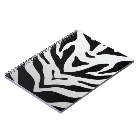 CARNET ZEBRA STRIPES ABSTRAITES (Côté gauche)