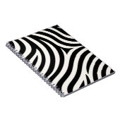 Carnet Zebra Stripes Impression moderne (Côté Droit)