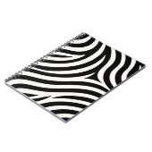 Carnet Zebra Stripes Impression moderne (Côté gauche)