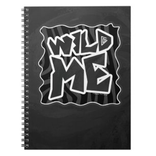 Carnet Zebra Wild me Noir et gris