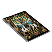 Carnet Zèbre, faune Art déco (Côté Droit)