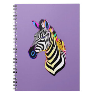 Carnet Zèbre Néon Lumineux