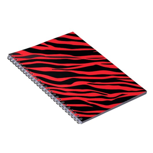 Carnet Zèbre rouge écarté (Côté Droit)