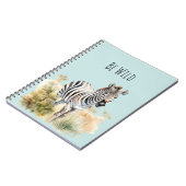 Carnet Zèbre Sauvage (Côté gauche)