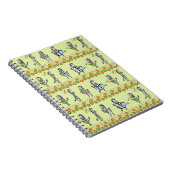 Carnet Zèbres et fruits Motif sans couture (Côté Droit)