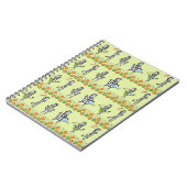 Carnet Zèbres et fruits Motif sans couture (Côté gauche)