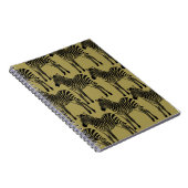Carnet Zèbres noir et or (Côté Droit)