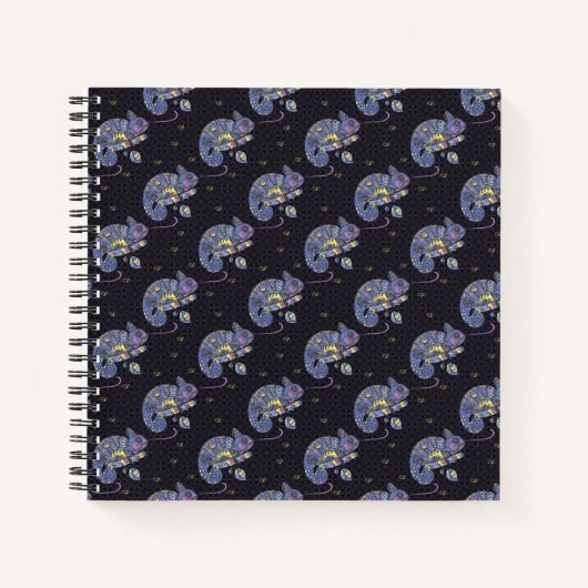 Carnet Zentangle Lizard (Devant)